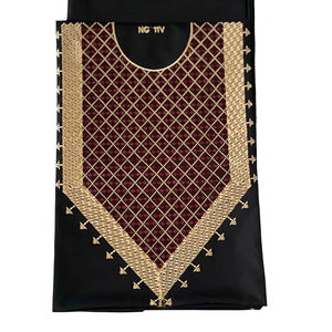 Nuevos Conjuntos de Camisa y Shalwar de 2 Piezas para Hombre, Diseño Afgano, Venta Directa de Fábrica 2026, Bordado Personalizado, Cuello Redondo - Product Image 5