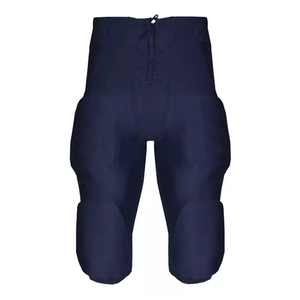 Camiseta de fútbol americano juvenil universitaria personalizable de alta calidad, conjuntos de uniformes de verano transpirables cortos bordados de talla grande - Product Image 4