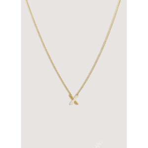 Collier en diamant Eternal Bond X bicolore pour un style élégant - Product Image 1