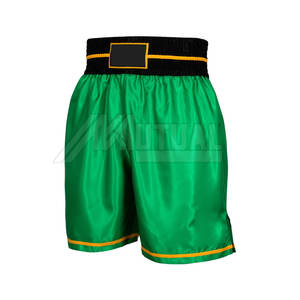 Short de boxe pour hommes le plus vendu à séchage rapide respirant avec taille élastique motif solide Design personnalisable - Product Image 3
