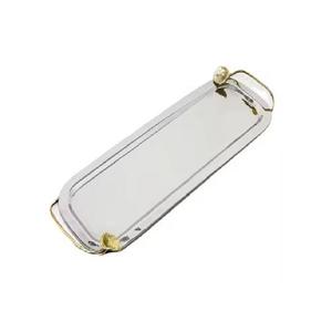 Ensemble de plateaux de service en aluminium Nouveau design Plateau de service en métal fait main d'aspect moderne pour l'hôtel et le restaurant de luxe - Product Image 5