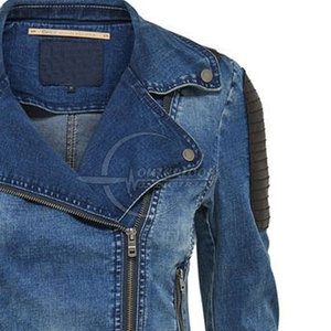 Custom Made Desgin Women <b>Jeans</b> Jacket For Outdoor use Factory Price Women <b>Jeans</b> Jacket Long Sleeves <b>Jeans</b> Jackets - Product Image 3