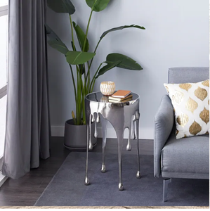 โต๊ะกาแฟแบบหยดละลายอย่างมีสไตล์พร้อมโต๊ะของเหลวที่ดูมีศิลปะสวยงามจากอินเดีย - Product Image 2