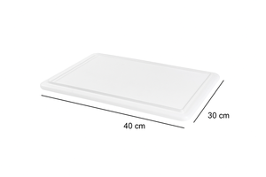Heavy-Duty Injection Molded Rectangle <b>Plastic</b> <b>Food</b>-Safe <b>Food</b> <b>Container</b>-White-30x40x10 Cm-BPA Free-Dishwasher - Product Image 2