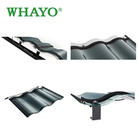 BIPV toit solaire pour station de charge 23W 32W toit solaire tuiles système de chauffe-eau feuille de toiture solaire photovoltaïque