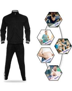 Survêtements pour hommes de haute qualité en polaire respirante de taille XL avec logo et caractéristiques grande taille pour l'hiver à bon prix - Product Image 5