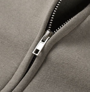 Sudaderas con cremallera completa para hombre de primera calidad, chaquetas con cremallera de lana de algodón de manga larga de alta calidad, fabricante de ropa, sudadera con cremallera para hombre - Product Image 5