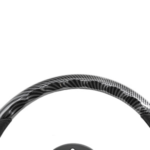 Volante sportivo Giau - in look carbonio e pelle - Product Image 3