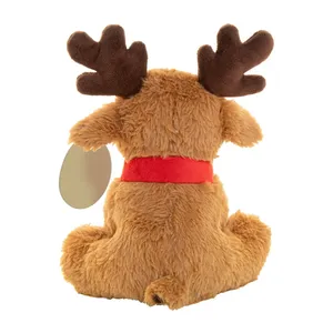 Peluche de renne écologique en RPET, fournitures de Noël - Product Image 4