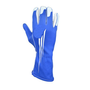Guantes de carreras azul marino F1 guantes de agarre amarillo silicona, - Product Image 4
