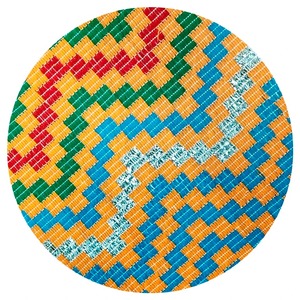 Tissu ethnique durable pour la mode patrimoniale et les vêtements traditionnels Largeur 51 Tissu en coton jacquard Kente 270 GSM - Product Image 4