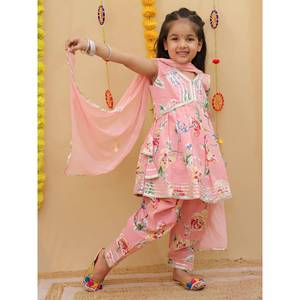 Shalwar Kameez indio Punjabi pakistaní Patiala Salwar para niños niñas niños para boda y fiesta festiva desgaste estilo Dhoti - Product Image 1