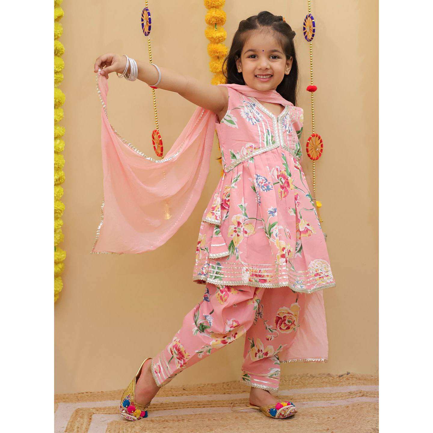 Salwar Kameez Children Frock Suit Party Wear Fancy Baby Salwar