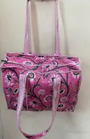 Nouveau sac fourre-tout en coton uni pour femme, multicolore, avec fermeture éclair, sac à bandoulière pour le shopping, automne/hiver/printemps