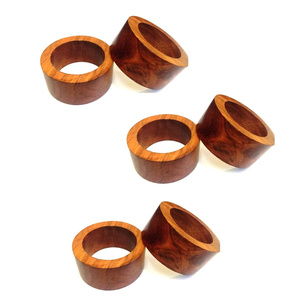 Anneaux de serviette en bois, design moderne et luxueux, écologiques, personnalisables, de haute qualité pour les restaurants et les cadeaux d'affaires - Product Image 6