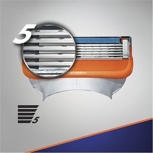 Gillette Fusion 5 Cuchillas de Afeitar, 8 Cuchillas de Repuesto para Afeitadora Húmeda Hombre con Cuchilla de 5 Vías - Product Image 3