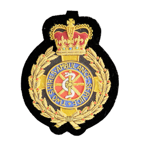 ตราสัญลักษณ์แขนเสื้อ WOK Industries Band Master แบบที่ 3 ป้ายปักมือแบบกำหนดเอง ผ้าแคนวาส ประดับด้วยคริสตัล สำหรับเครื่องแบบและหมวก - Product Image 4