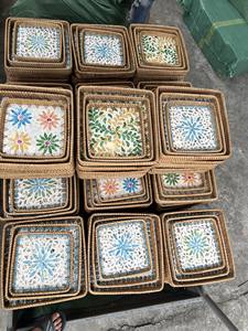 Plateaux en rotin naturel de diverses formes et tailles pour les spas, les hôtels et les complexes hôteliers au Vietnam - Product Image 3