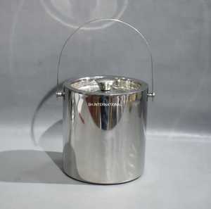 ถังน้ำแข็งเก็บไวน์หุ้มฉนวนสแตนเลสแบบพกพาทนทานต่อการเกิดสนิมสำหรับอ่างเครื่องดื่มกลางแจ้ง - Product Image 3