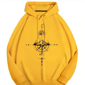 เสื้อฮู้ดผ้าฟลีซแบบสวมหัวขนาดใหญ่สำหรับผู้ชายเสื้อสเวตเชิ้ตผ้าฝ้ายผสมโลโก้ตามสั่งสำหรับฤดูหนาว - Product Image 1