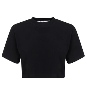 Top corto ajustado para mujer, camisetas de secado rápido de color y tamaño personalizados, Top corto, pantalones cortos, mangas cortas, camisetas OEM - Product Image 5