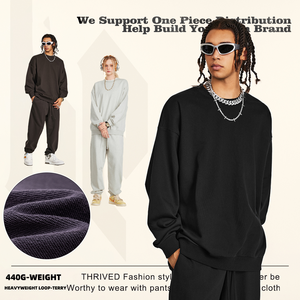Sweats à capuche avec logo personnalisé de qualité supérieure pour hommes Style décontracté surdimensionné Streetwear Hip Hop à la mode pour l'hiver Remise de commande en gros - Product Image 4