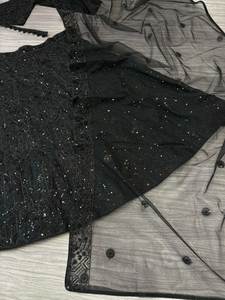 Choli long en tissu de soie doux, imprimé floral, style Kanjivaram, très attrayant et léger, avec pièce de chemisier pour mariée - Product Image 6