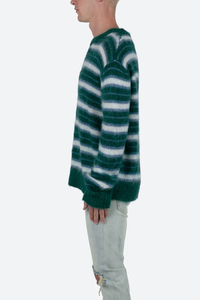 Pull oversize à col ras du cou pour hommes Pull en mohair pour hommes Vente en gros Chandails pour hommes en mohair personnalisés, durables et respirants - Product Image 3