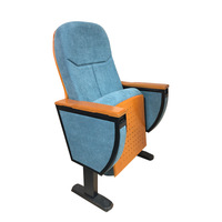 Chaise de conférence pliable avec tablette d'écriture pour salle de classe, salle de cinéma, théâtre, auditorium, sièges en rangée