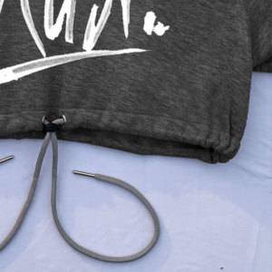 Fashion Long <b>Sleeve</b> <b>Top</b> <b>Ladies</b> Cotton Crop Hoodie Custom Embroidery Logo Streetwear Style Wholesale Casual Cropped Hoodies - Product Image 4