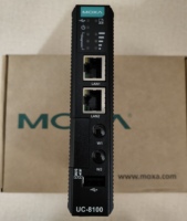Moxa UC-8100 ARM Embedded Box PC Ordinateur industriel Linux Gateway Contrôleur IoT Rail DIN