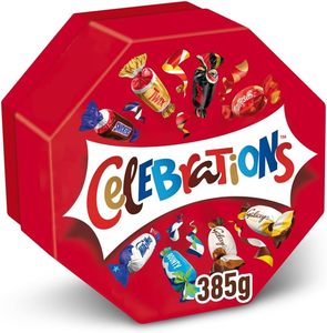Celebrations Bulk <b>Chocolate</b> Bars Multipack Box 2.4kg– <b>Assorted</b> <b>Chocolates</b>, Bars & Sweets Variety Pack - Product Image 1