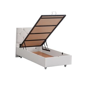 Set doppio glamour, Set testiera letto singolo-bianco