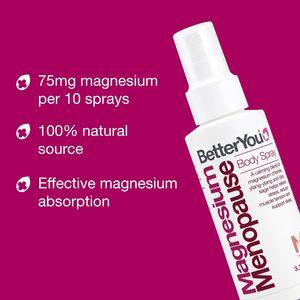 Huile pour la ménopause BetterYou Vaporisateur corporel 3,4 oz Soulagement ciblé des symptômes de la ménopause - Product Image 4