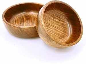 Cuenco de madera personalizado de diseño Premium, cuenco de madera duradero hecho a mano para servir, precio de fábrica, cuenco PARA CENA DE fiesta de boda, gran calidad - Product Image 4