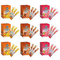 Groothandel dranken frisdrank/private label OEM, (20 zakjes/doos) gevriesdroogd instant fruitsappoeder drank - gratis monster, Halal