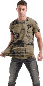 Fabricantes de ropa Camiseta de algodón 100% personalizada Diseño unisex de ajuste holgado con impresión DTG para hombres - Product Image 4