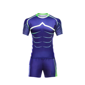 Ropa deportiva de rugby personalizada con el último diseño Conjunto transpirable y cómodo Etiqueta privada y uniformes OEM - Product Image 1