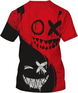 Camiseta Personalizada para Hombre, Estilo Urbano Retro, Talla Grande, 220g, Transpirable, Antiencogimiento, 100% Algodón Tejido, Corte Holgado, Estampada - Product Image 2