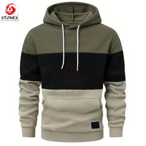 Vente flash : sweat à capuche pour homme 100% coton, pull d'hiver, impression personnalisée, service OEM, couleur, taille et logo personnalisés, séchage rapide, respirant - Product Image 1