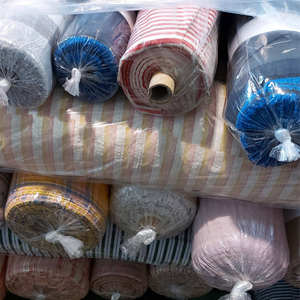 Telas de Algodón 100% Tejidas en Corea, Suaves y Transpirables, Estampado Sólido, Material de Costura para Camisas - Product Image 6