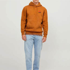 OEM servicio al por mayor mejor diseño hombres sudaderas con capucha ligero color sólido polar sudaderas con capucha para hombres venta en línea - Product Image 2