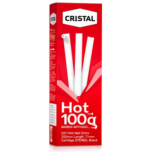 กาวแท่งร้อน CRISTAL 1000 กรัม ความยาว 250 มม. เส้นผ่านศูนย์กลาง 11 มม. ยี่ห้อ STEINEL - Product Image 3