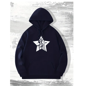 Sudadera con capucha unisex de lana de peso pesado para hombre, ropa de moda de otoño con bordado sólido, Sudadera con capucha Lisa a granel para hombre - Product Image 5