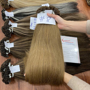 Venta al por mayor 100% extensiones de cabello humano Remy virgen extensiones de cabello liso con muchos colores teñidos por proveedor vietnamita - Product Image 4