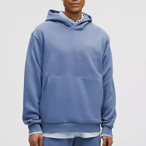 Pull uni de grande taille pour hommes 100 coton Pull Vente en gros Hommes Sweat-shirt surdimensionné personnalisé Pull avec poche Sweat à capuche personnalisé - Product Image 5