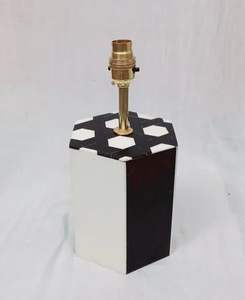 Lampes en incrustation d'os Faizacraft Meilleures lampes de table Haute qualité Fabriqué en Inde Solutions d'éclairage de luxe en provenance d'Inde - Product Image 3