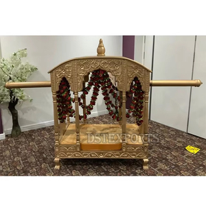Maharani Bridal Entry Wedding <b>Doli</b>/Palki Best Hindu Wedding Dulhan <b>Doli</b>/Palki Maharani Dulhan <b>Doli</b> for Wedding NEW Zealand - Product Image 5
