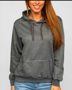 Sweat-shirt à capuche personnalisé de haute qualité imprimé vintage pour femmes, vêtements d'hiver décontractés avec logo avant et décoration appliquée - Product Image 2