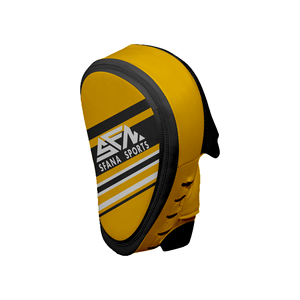 Ensembles de boxe OEM personnalisés Mitaines de mise au point en PU Coussinets en cuir véritable pour l'entraînement des arts martiaux Vente d'équipement de combat et d'entraînement - Product Image 3